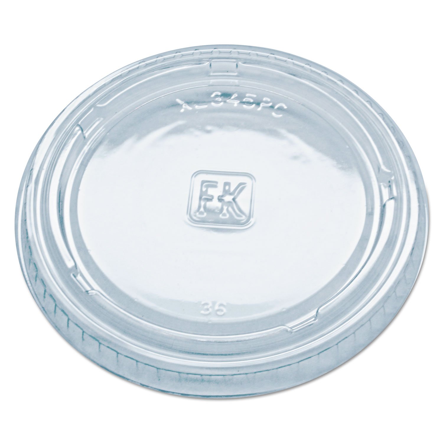 Clear Portion Cup Lids for 3.25-5.5oz Containers - 2500 Count Bulk Pack - Perfect for Food Service, Catering & Takeout Packaging