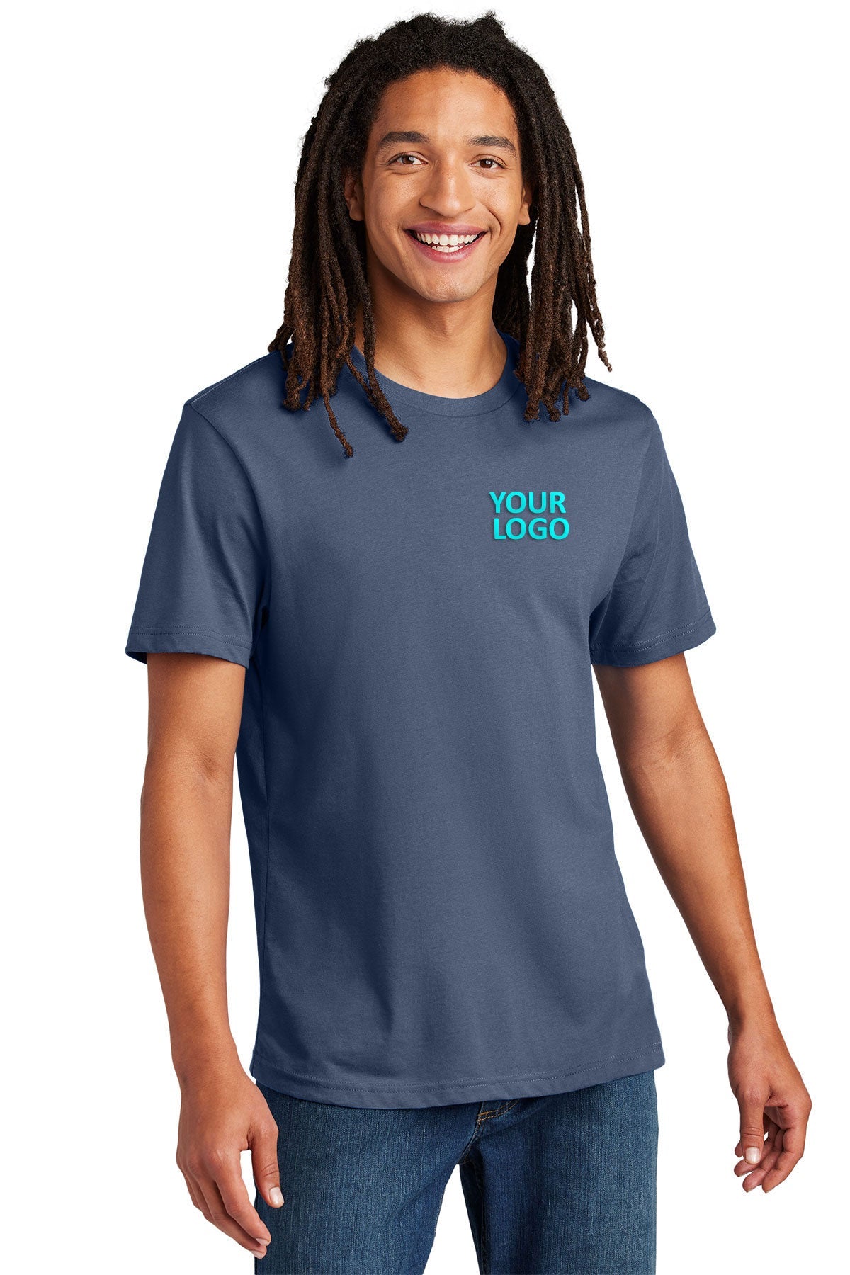 Allmade Unisex Heavyweight Recycled Cotton Custom T-Shirts - Night Sky Navy | Eco-Friendly Apparel for Casual Wear & Everyday Use