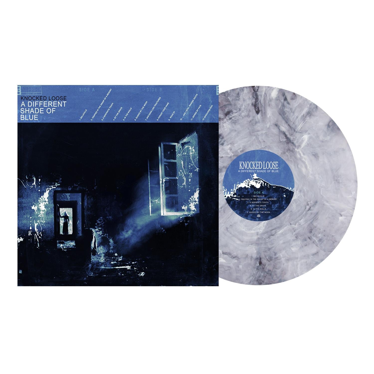 A Different Shade of Blue - Limited Edition Bleach Deluxe Marble Vinyl Record | Perfect for Music Collectors & Vinyl Enthusiasts