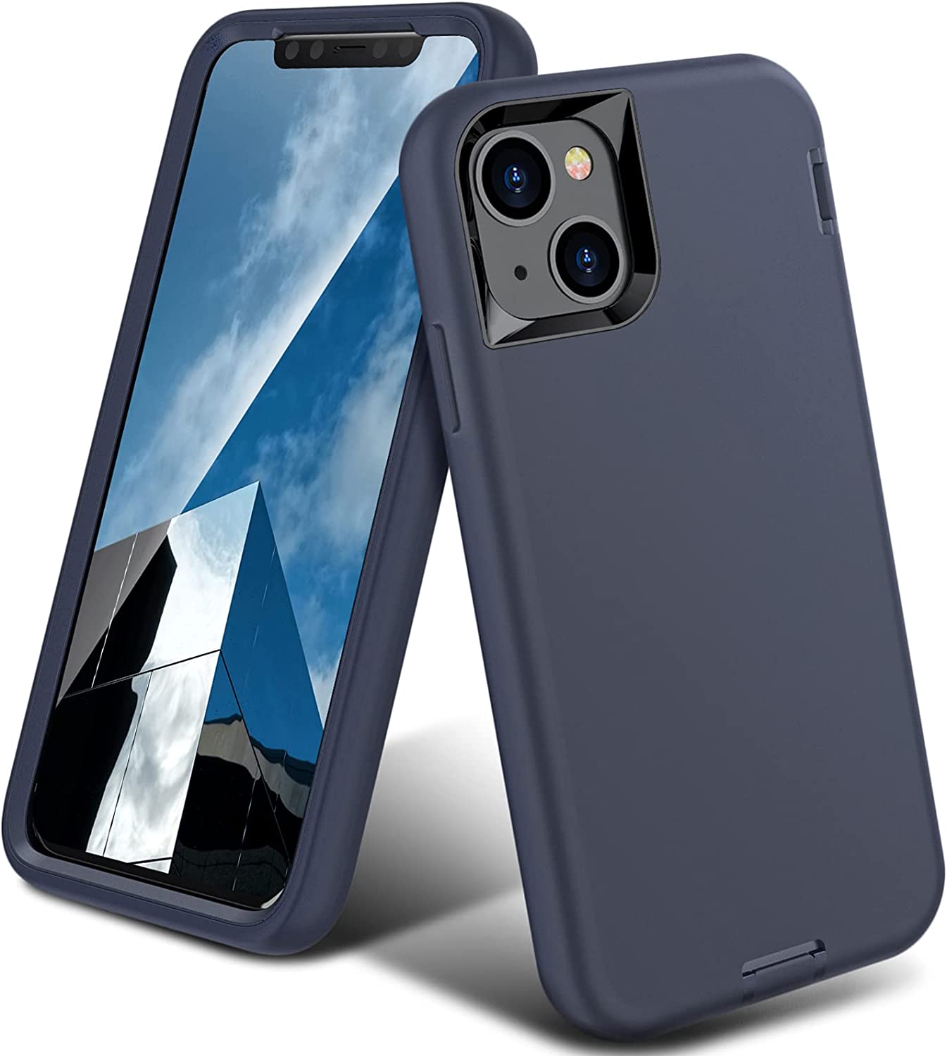 Shockproof Clear Case for iPhone 13 Mini & iPhone 12 Mini - Heavy Duty Anti-Drop Protection - Perfect for Outdoor Activities & Daily Use