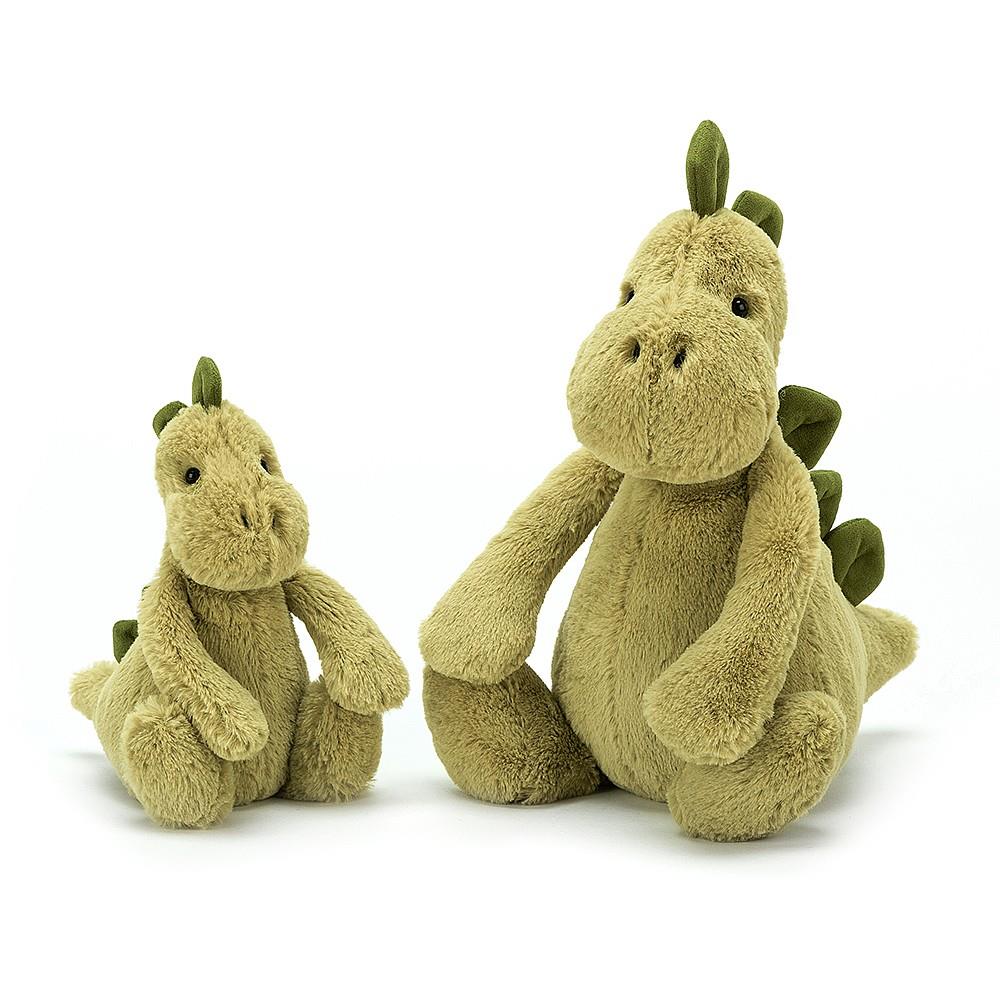 Bashful Dino Plush Toy - Small Cute Dinosaur Stuffed Animal for Kids, Perfect for Bedtime, Playtime & Gift Giving