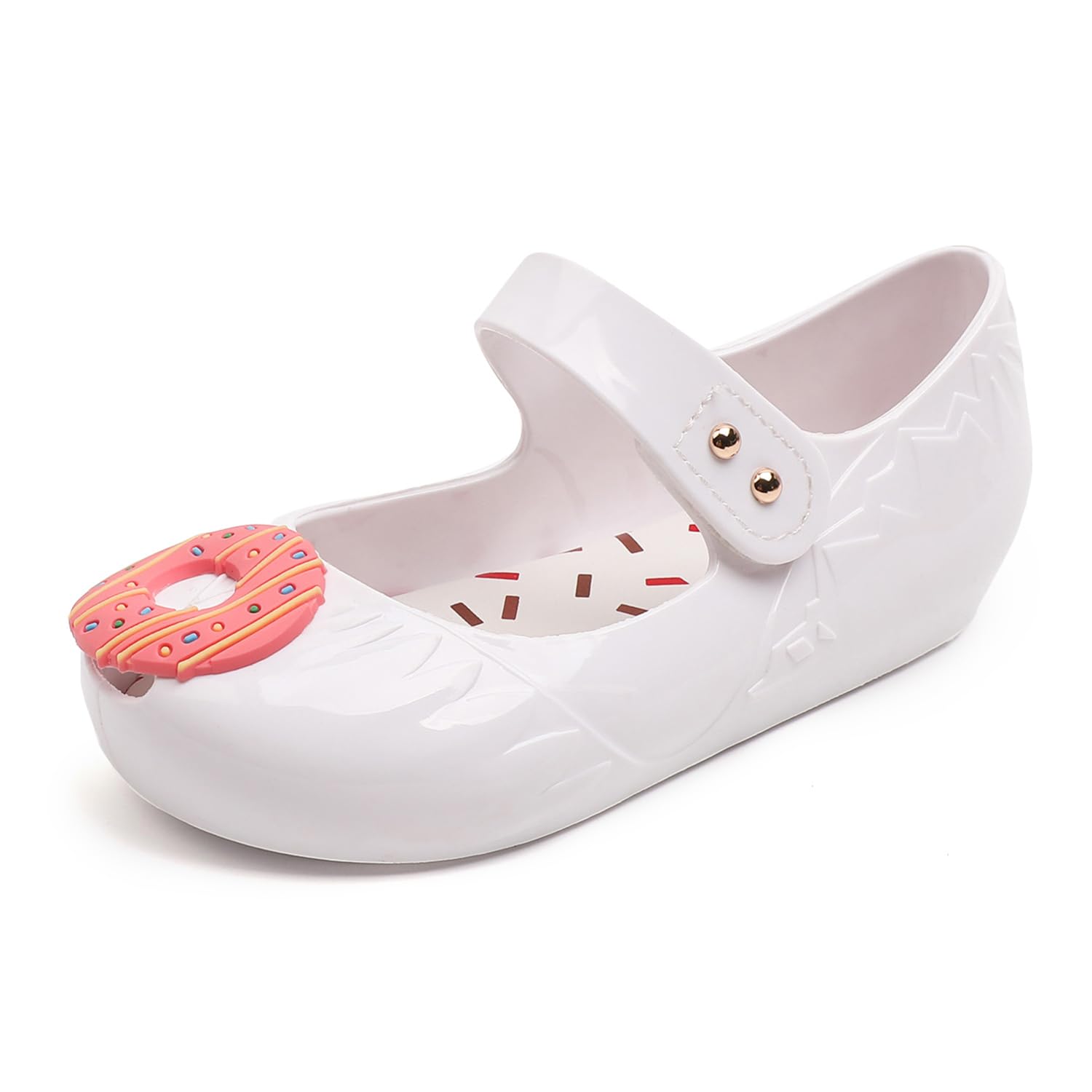 GUGUYeah Girls Jelly Sandals - Toddler Princess Mary Jane Flats for Cosplay & Dress Up | Perfect for Parties, Playdates & Summer Outfits