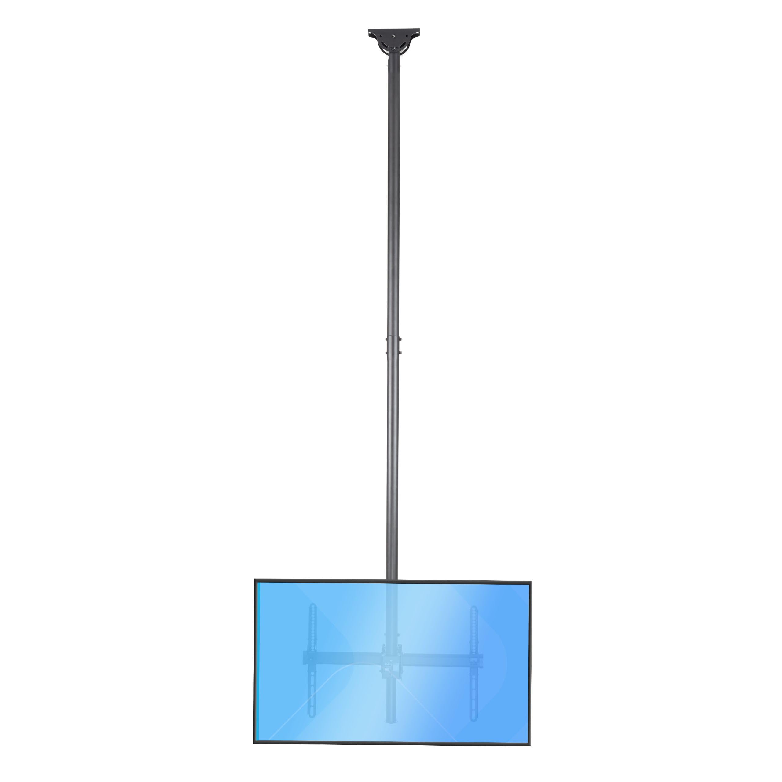 StarTech.com Adjustable TV Ceiling Mount for 32-75 Inch Flat Screens - VESA Compatible Telescoping Pole for Living Room, Bedroom & Commercial Spaces
