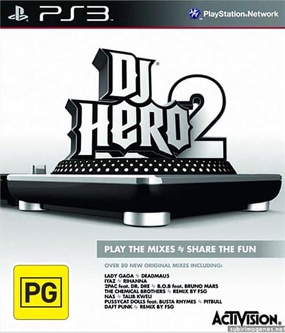 DJ Hero 2 - Playstation 3 PS3 Video Game (PAL Version) | Music Rhythm Game for Dance Parties & Home Entertainment