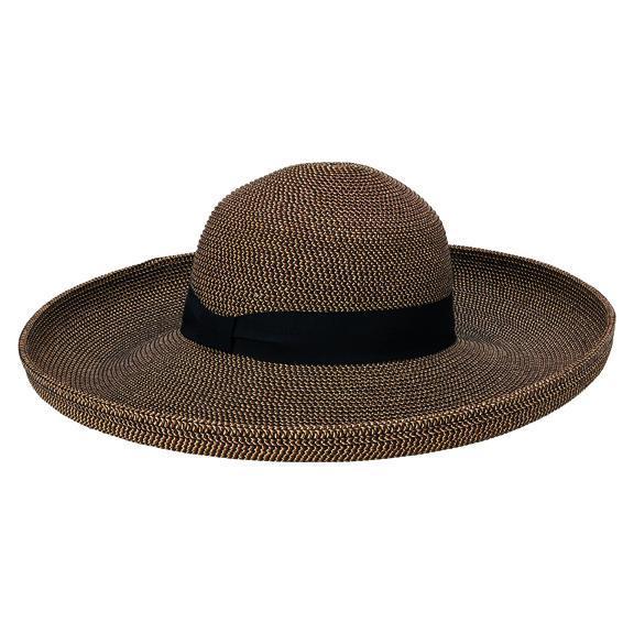 Women's UltraBraid Turn Up Brim Hat - Stylish Sun Protection for Outdoor Activities, Beach, and Summer Fashion