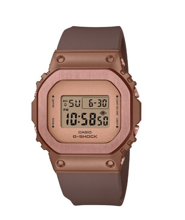 Casio G-Shock GMS5600BR-5 Limited Edition Copper Brown Digital Watch for Women - Shock Resistant, Waterproof, Stylish for Outdoor, Sports & Everyday Use