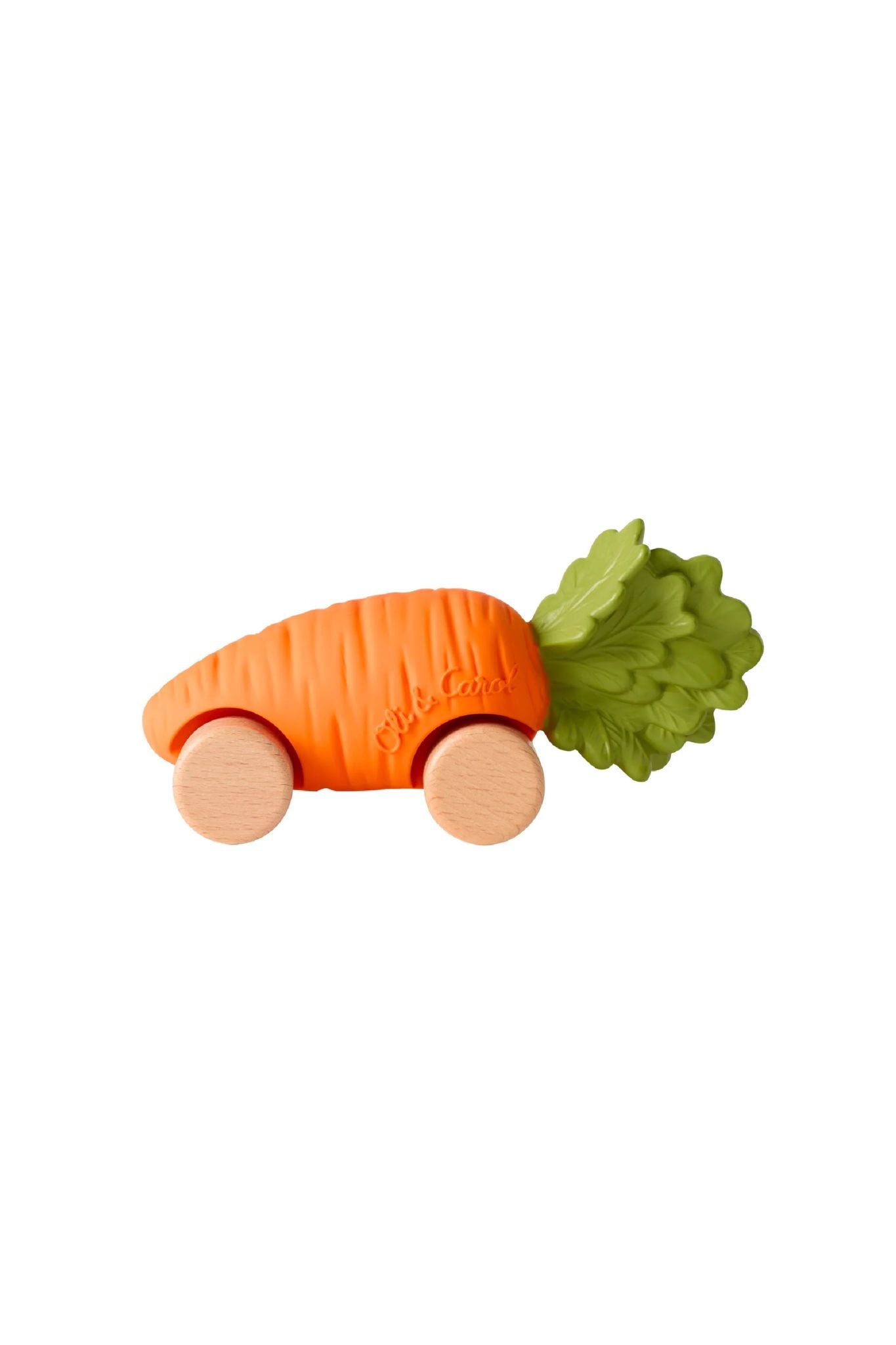 Cathy The Carrot Baby Car Toy - Soft Plush Infant Toy for 0+ Months - Perfect for Early Learning, Teething & Cuddling - Great for Nursery, Stroller & Playtime