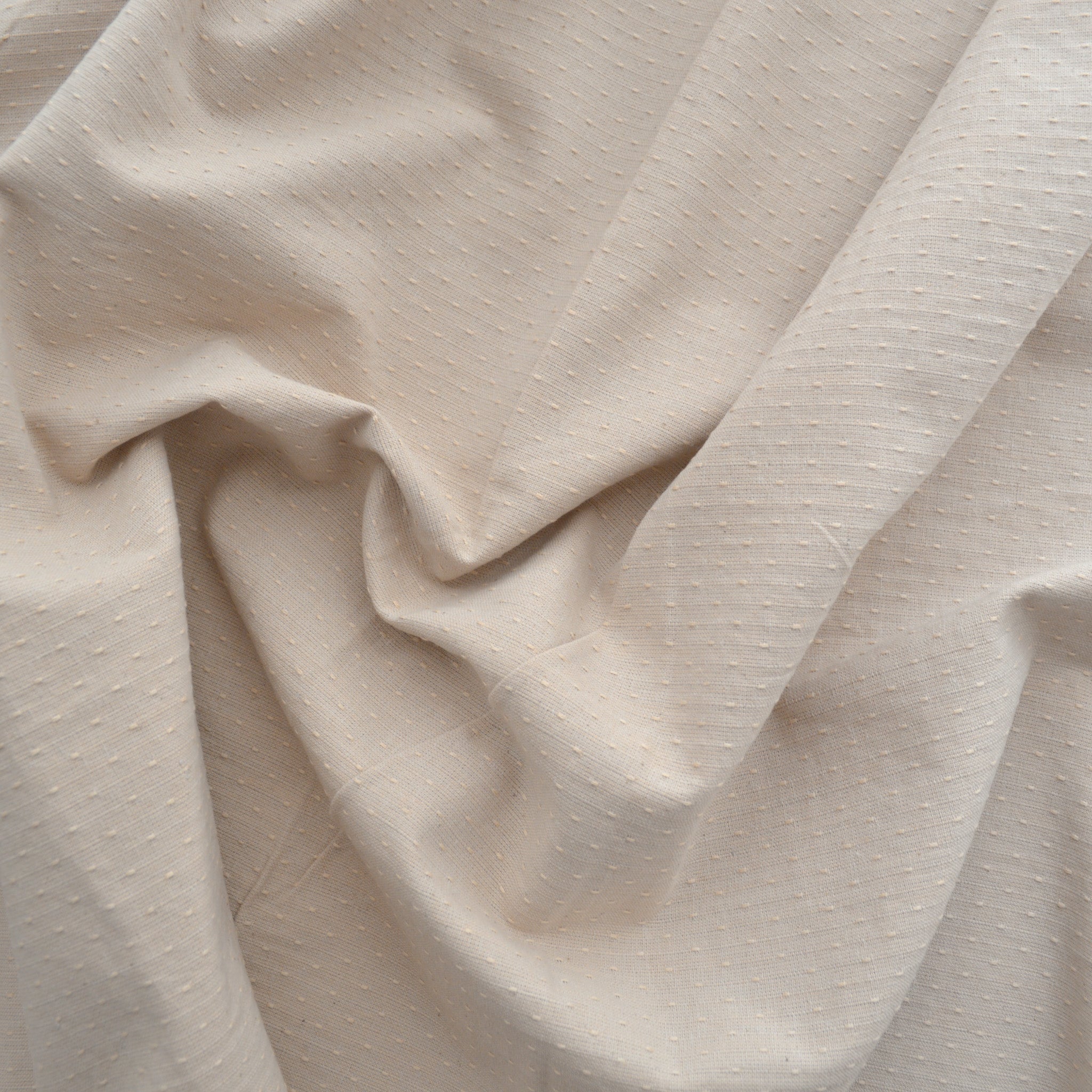 Dobby Stitch Woven Wheat Fabric - Lightweight & Breathable Material for Dresses, Shirts & Home Decor