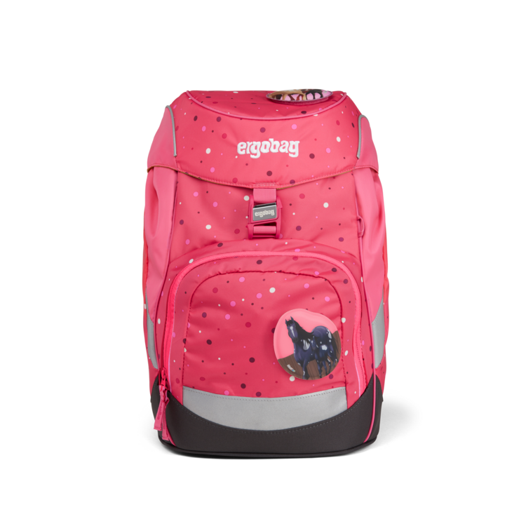 Ergobag Prime School Backpack for Kids - Lightweight & Ergonomic Design with Horse DreamBear Print - Perfect for School, Travel & Daily Use