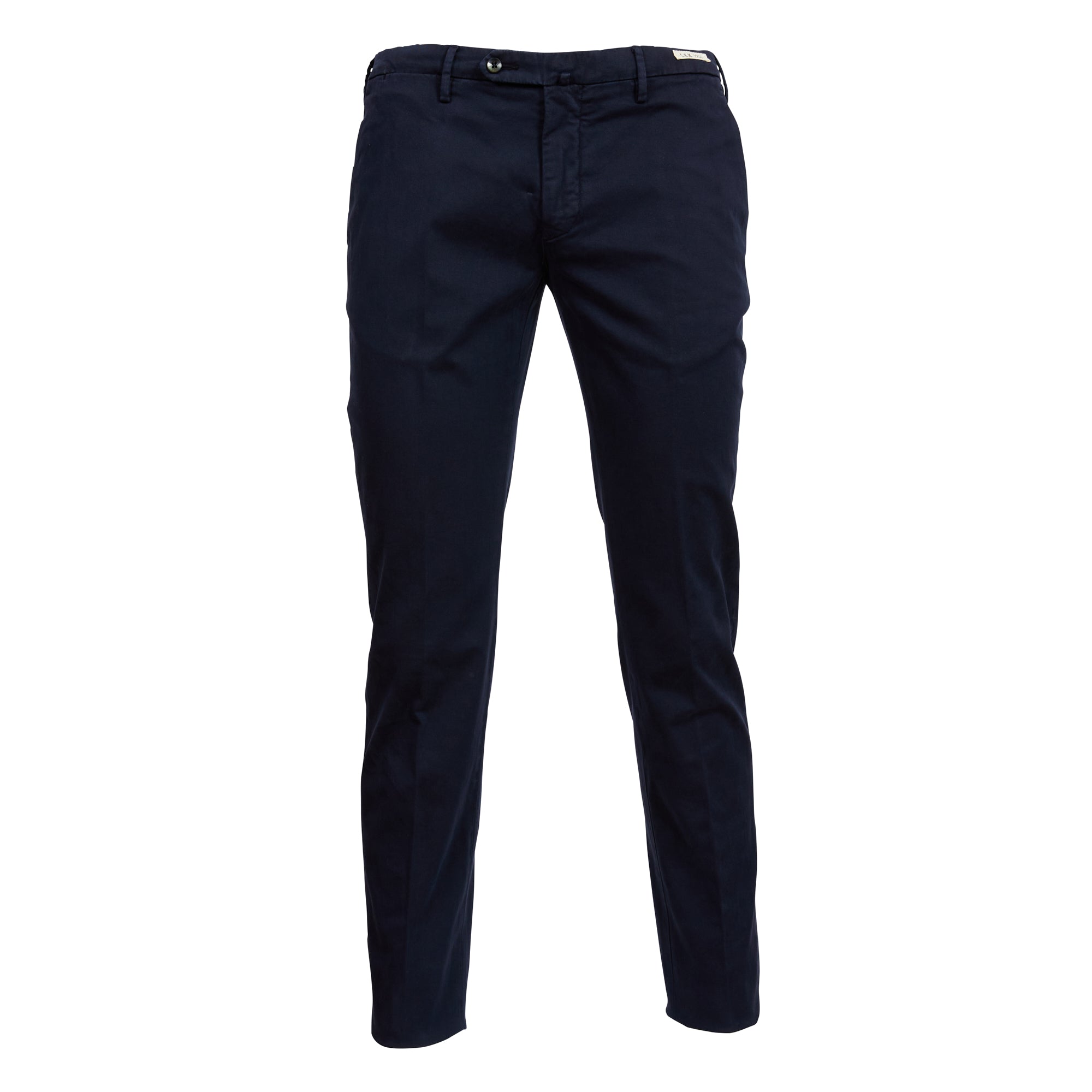 L.B.M 1911 Stretch Cotton Elastic Waist Pants for Men - Navy Blue - Comfortable Casual & Work Trousers for Everyday Wear, Office, and Travel