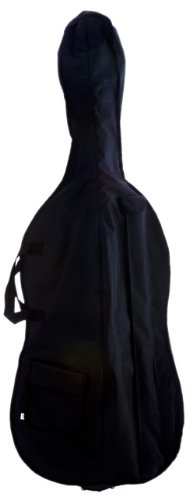 D'Luca CC200-1/4 Padded Cello Gig Bag - Protective Case for 1/4 Size Cello - Perfect for Travel, School & Music Lessons
