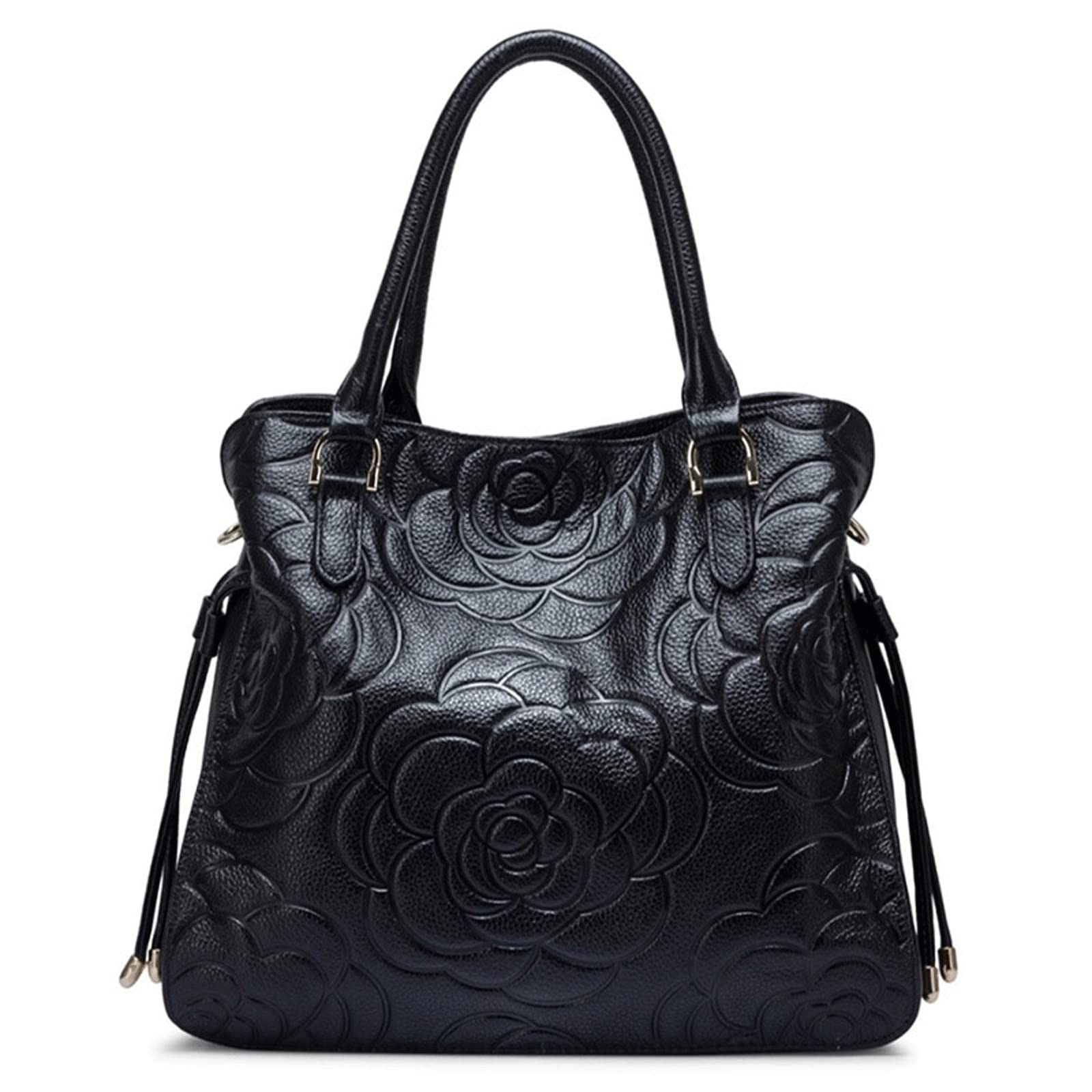 Premium Genuine Leather Sling Bag for Women - Stylish Crossbody Shoulder Purse, Fashionable Messenger Handbag (Black) - Perfect for Work, Travel & Everyday Use