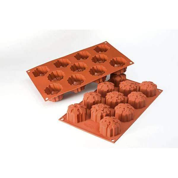 Silikomart™ Snowflakes Silicone Mold for Baking - Christmas Cookie, Chocolate & Candy Making - Holiday Dessert Decorations - Perfect for DIY Treats and Party Favors
