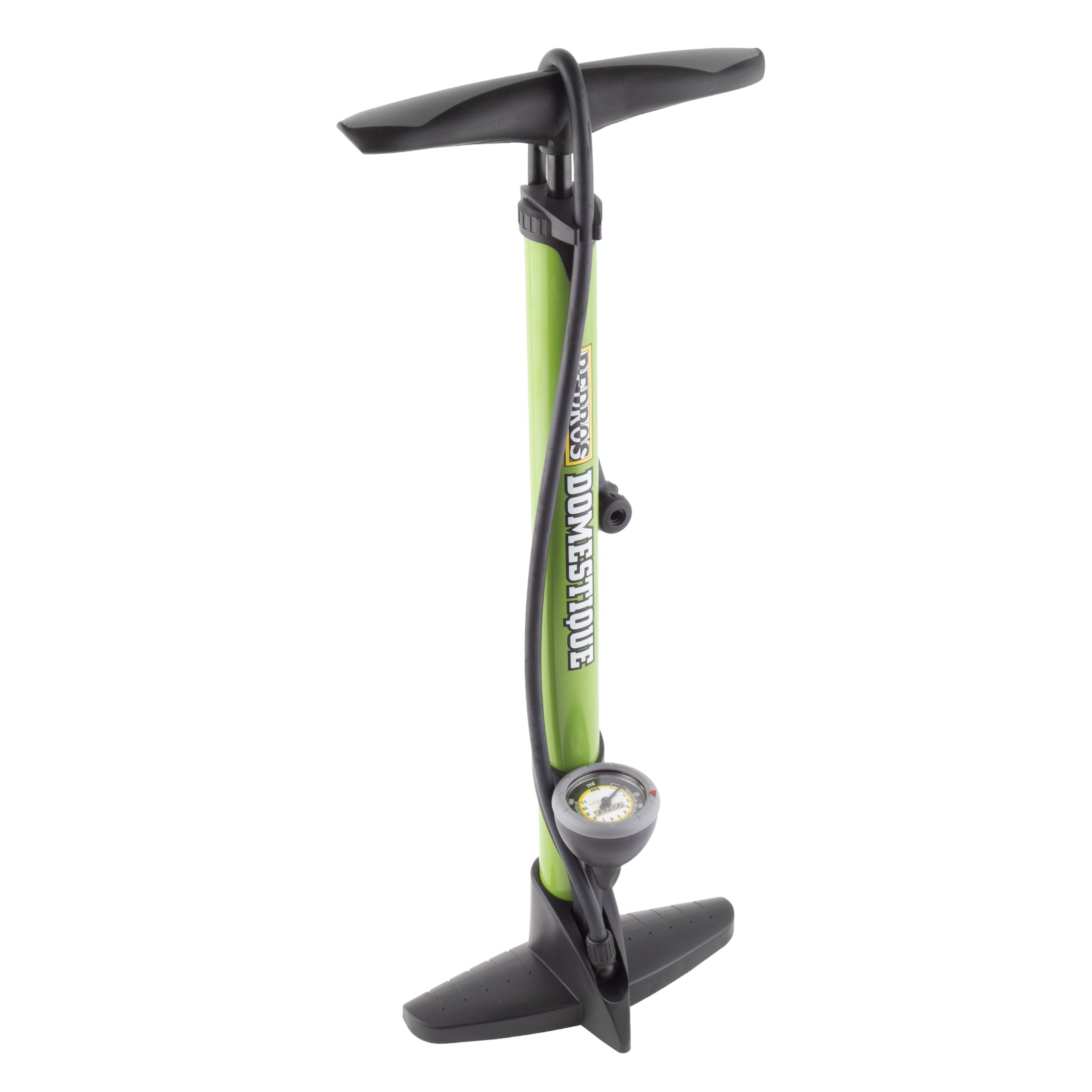 Pedro's Domestique Floor Pump - High Pressure Bicycle Tire Pump for Road & Mountain Bikes | Perfect for Home, Garage & Cycling Trips