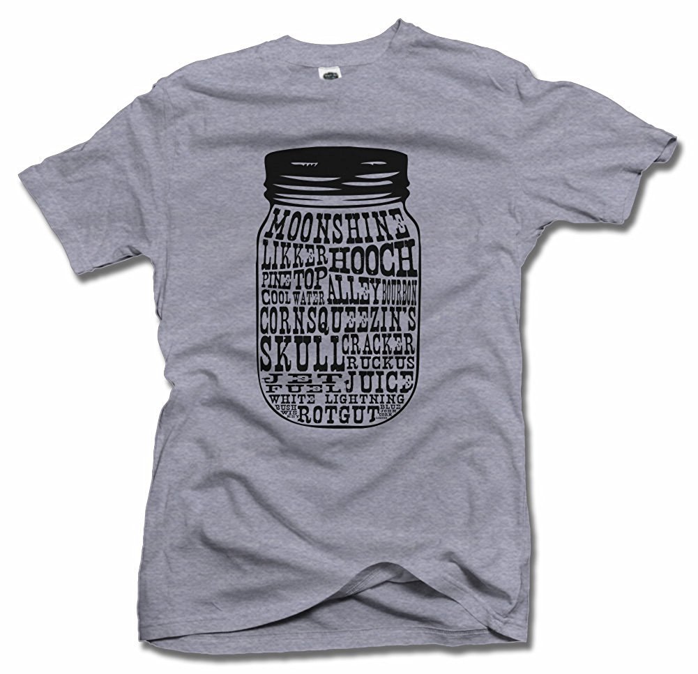 AM T-Shirts Moonshine Synonyms White Men's Tee (6.1oz) - Soft Cotton Crew Neck T-Shirt for Men - Perfect for Casual Wear, Gym, and Everyday Outfits