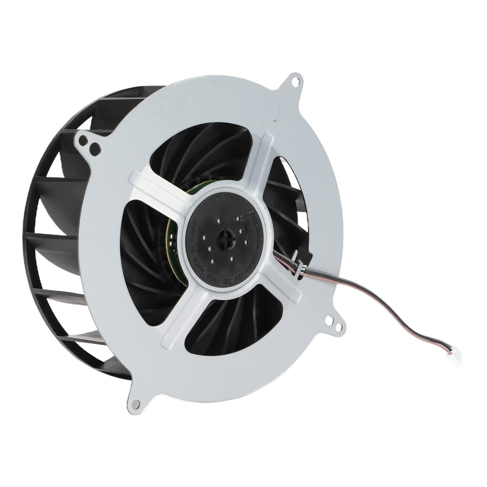 PS5 CPU Cooling Fan Replacement - 17 Blade Low Noise Internal Cooling Fan Compatible with Sony PS5 Series - Fast Heat Dissipation for Gaming & Streaming