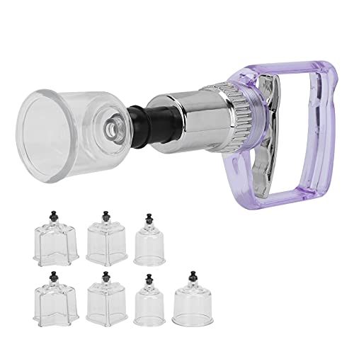 8-Piece Cupping Therapy Set - Vacuum Suction Cups for Pain Relief, Detox & Muscle Relaxation | Traditional Chinese Medicine Body Care Kit for Home Spa, Massage & Wellness Treatments