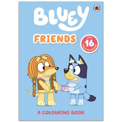 Bluey Friends Coloring Book - 16 Pages of Fun Activities for Kids | Perfect for Birthday Gifts & Creative Playtime