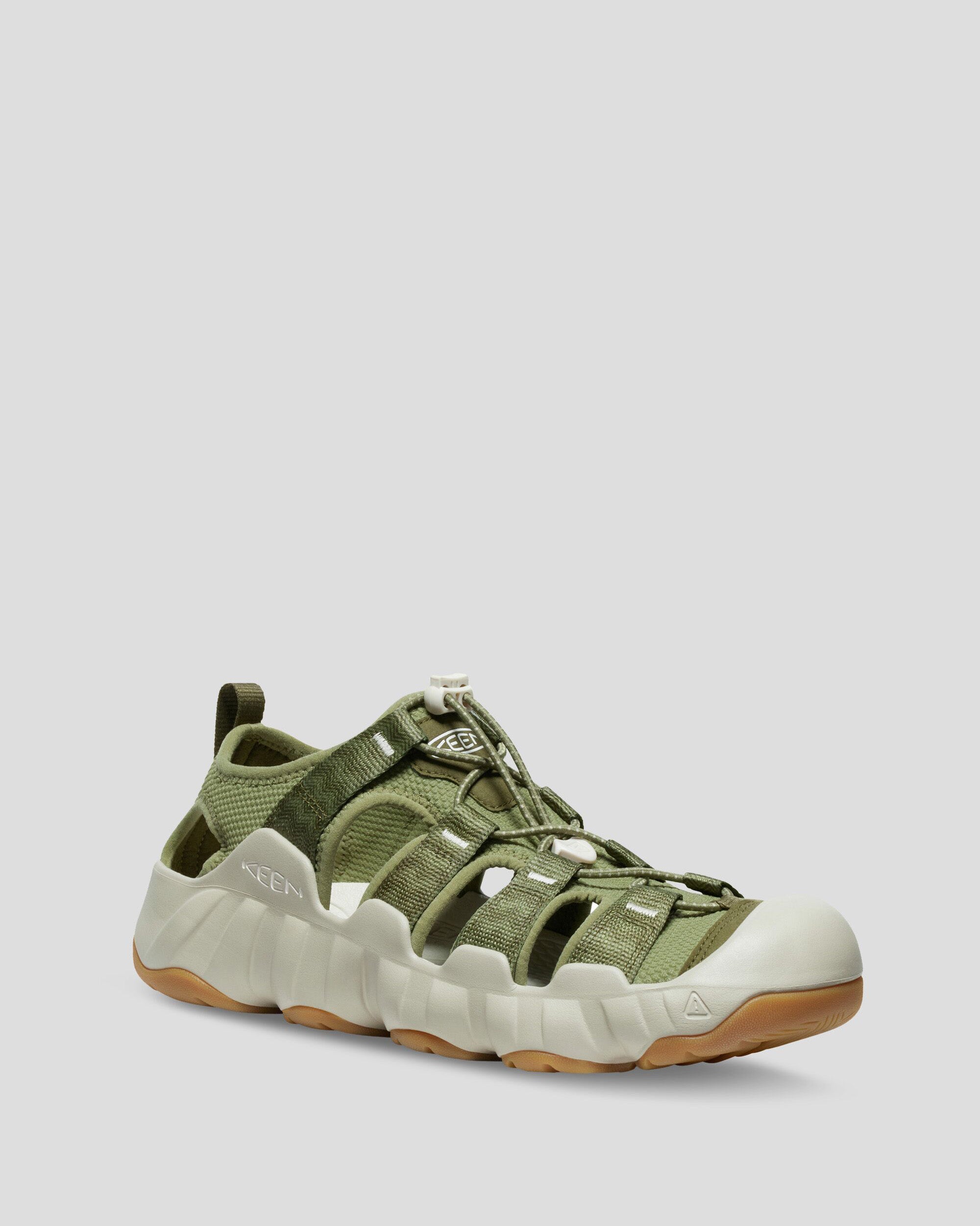 Keen Hyperport H2 Men's Sandals - Martini Olive/Plaza Taupe Color | Lightweight Waterproof Hiking Sandals for Outdoor Adventures & Travel