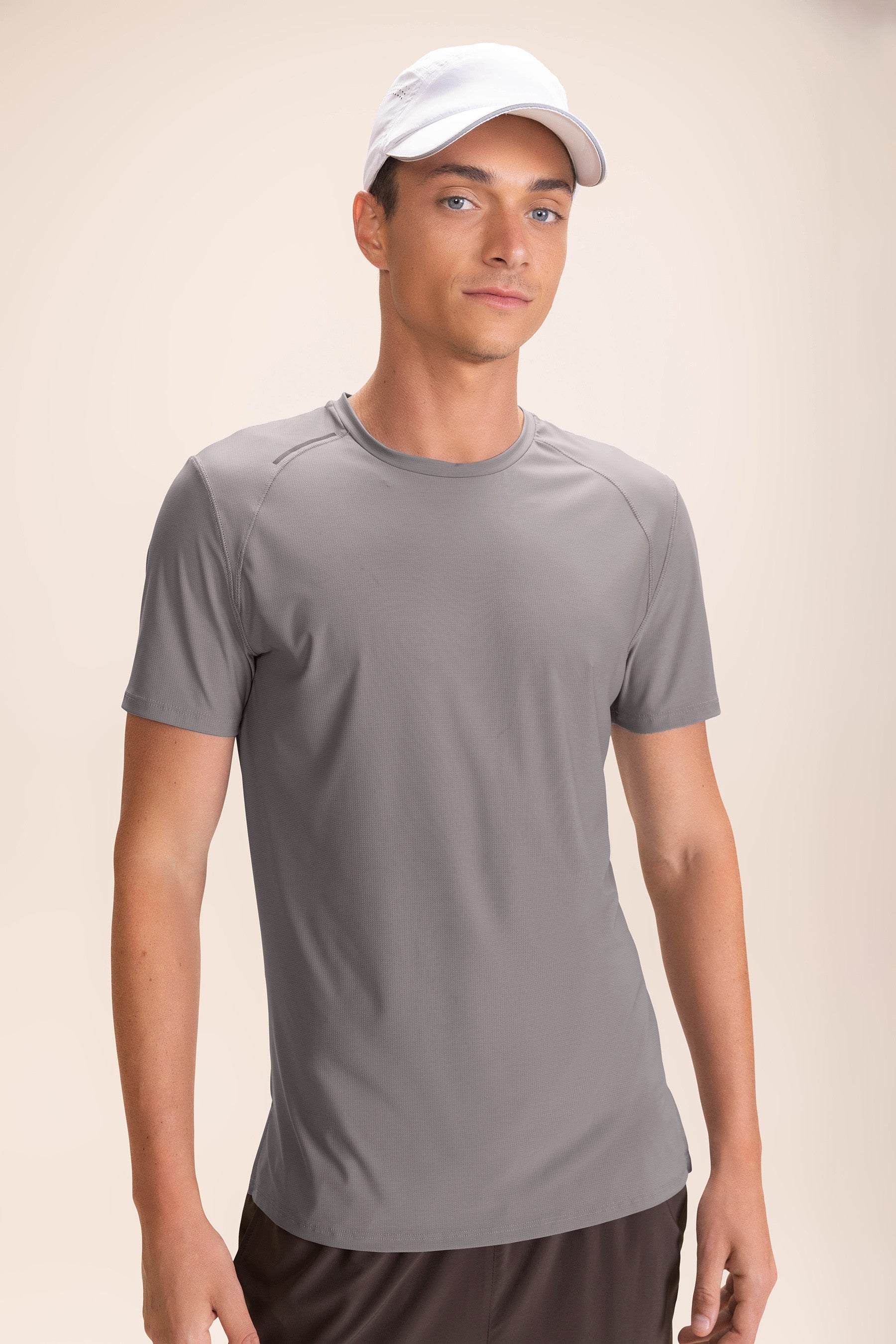 Fit Harmony Men's T-Shirt - Comfortable Cotton Crew Neck Tee for Casual Wear & Gym Workouts | Breathable & Soft Everyday Shirt for Men