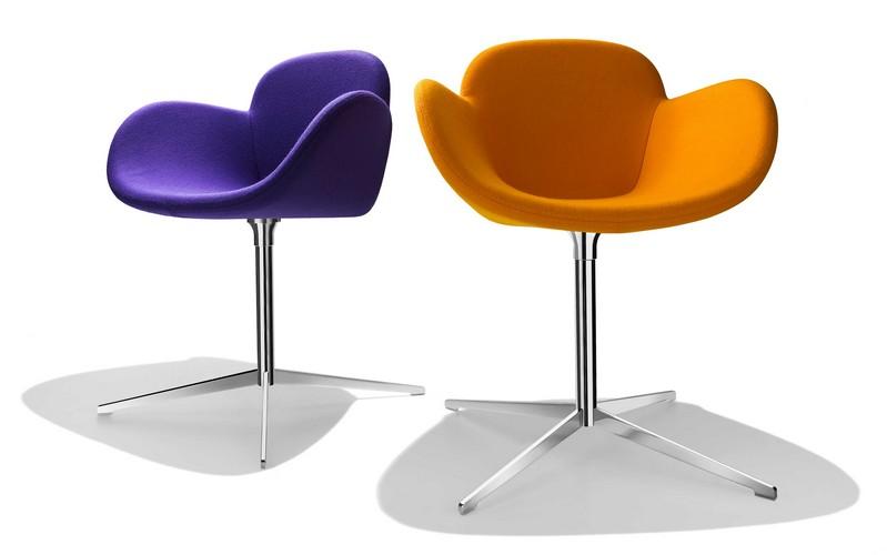 Casprini Parri Coccola G Swivel Chair - Modern Rotating Office Chair for Home & Workspace - Perfect for Desk Work, Gaming & Relaxation