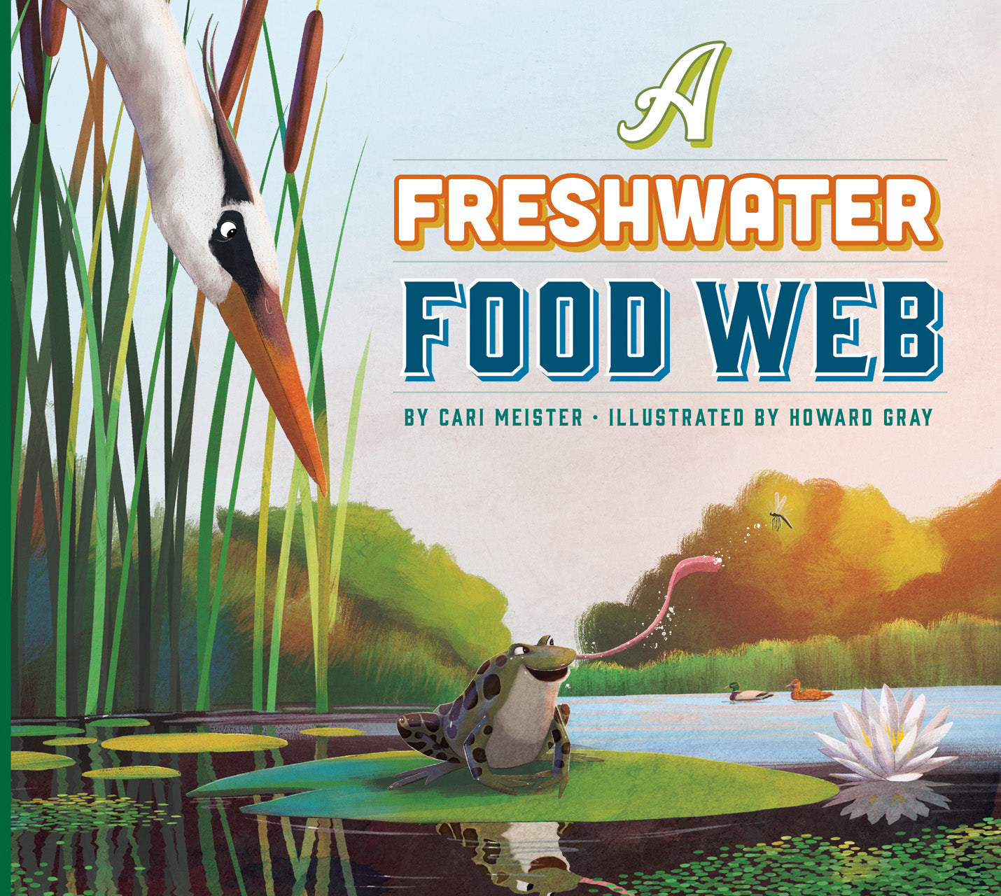 Freshwater Food Web Ecosystem Kit - Educational Aquatic Food Chain Model for Kids & Classrooms - Perfect for Science Projects & Biology Lessons