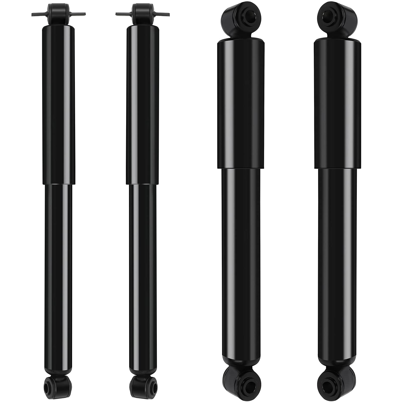 ANPART 4PCS Front & Rear Shock Absorber Set - Compatible with Chevy Blazer 1995-2005, Chevy S10 1982-2004, GMC Jimmy 1992-2001, GMC Sonoma 1991-2004 (Part# 344042, 344041) - 4WD Suspension Upgrade for Smoother Off-Road & Highway Driving