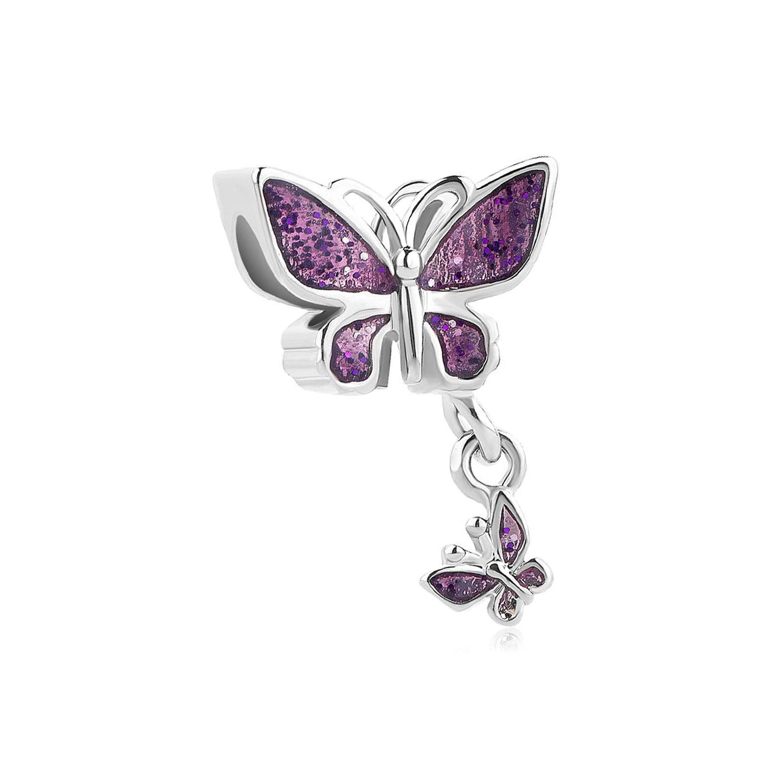 Sparkling Butterfly Charm for Pandora Bracelets - Elegant & Dainty Jewelry Gift for Women - Perfect for Birthdays, Anniversaries & Special Occasions