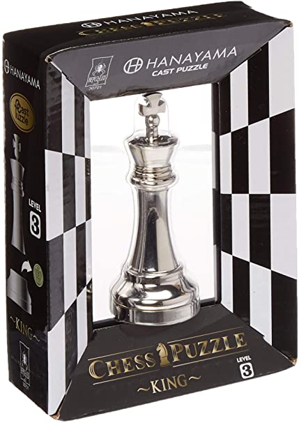 Chess Puzzle King - Challenging Brain Teasers & Strategy Games for Adults & Kids | Perfect for Home, School & Travel