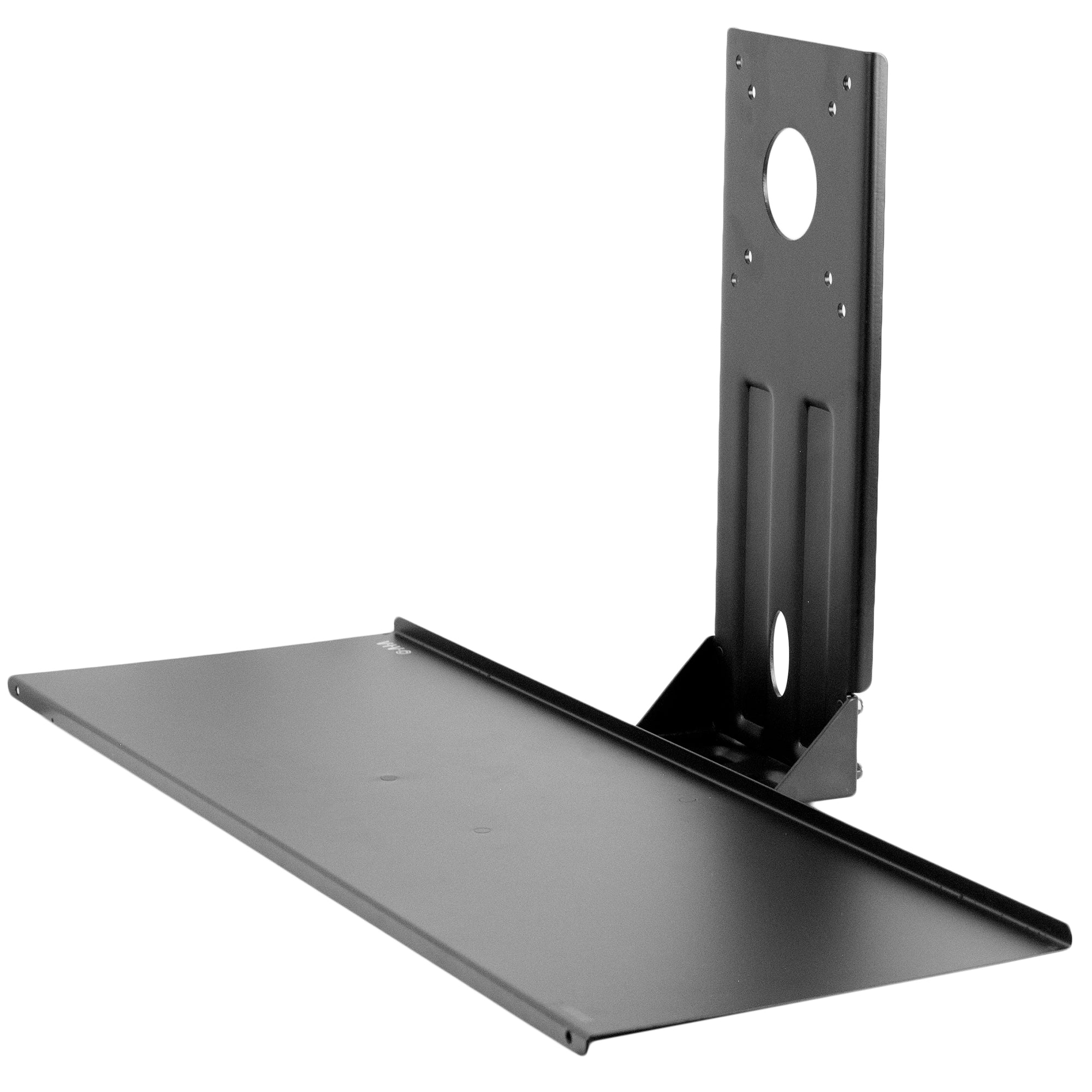Ergonomic Black Keyboard Tray - Adjustable Under Desk Slide-Out Tray for Comfortable Typing - Perfect for Home Office, Gaming, and Workspace Setup