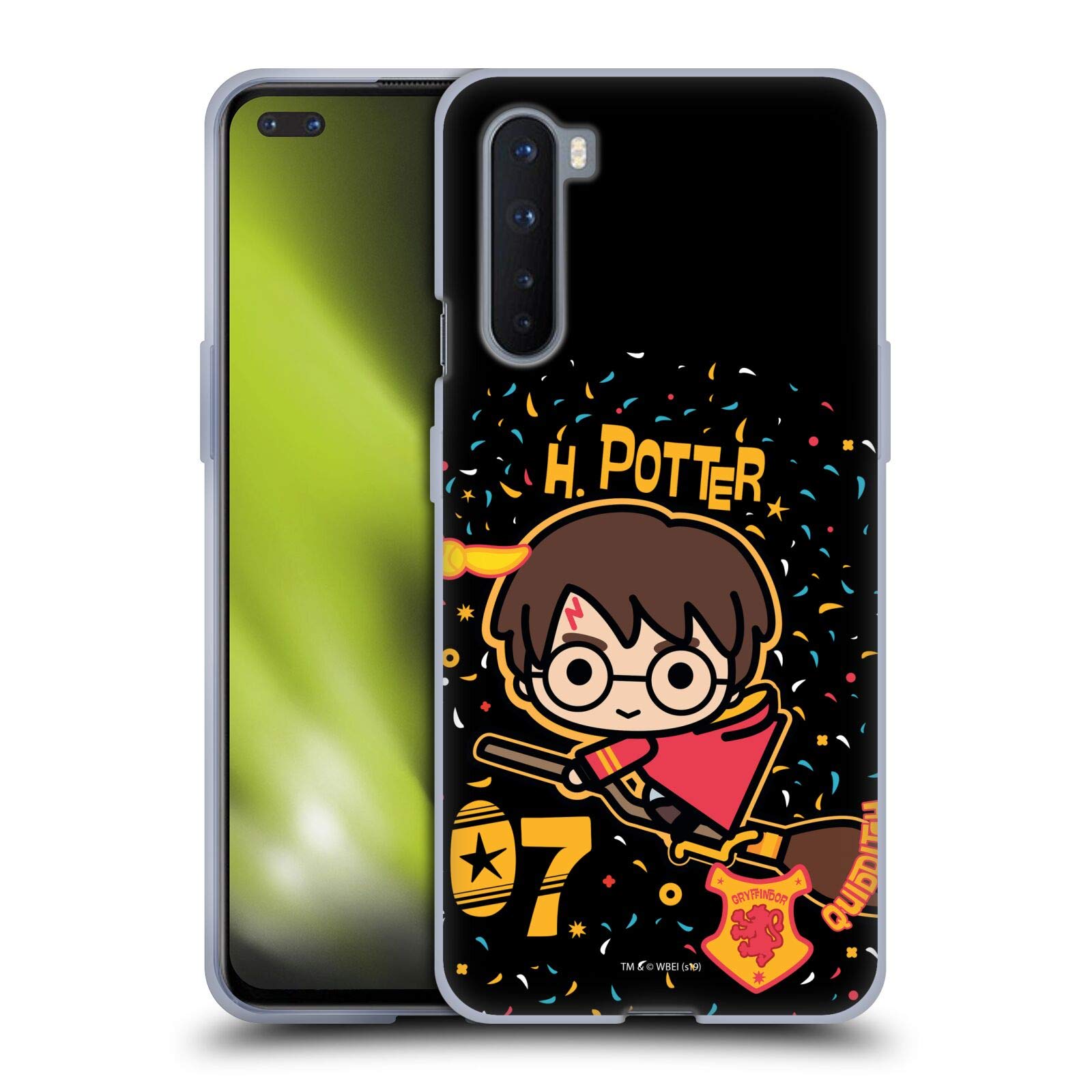 Head Case Designs Harry Potter Quidditch Broom Deathly Hallows Soft Gel Phone Case for OnePlus Nord 5G - Perfect for Fans, Cosplay, and Magical Protection