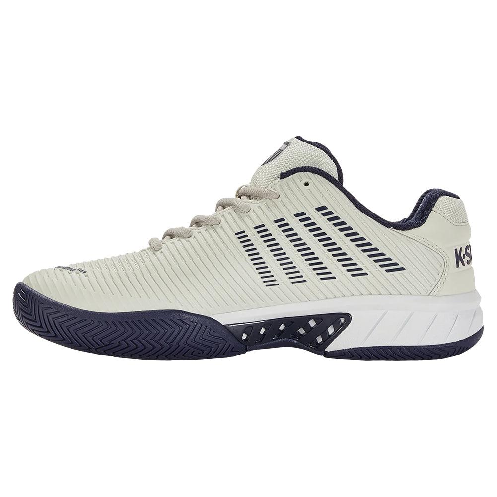Men's Hypercourt Express 2 Tennis Shoes - Vaporous Gray & White Peacoat | Lightweight Breathable Court Sneakers for Tennis & Casual Wear
