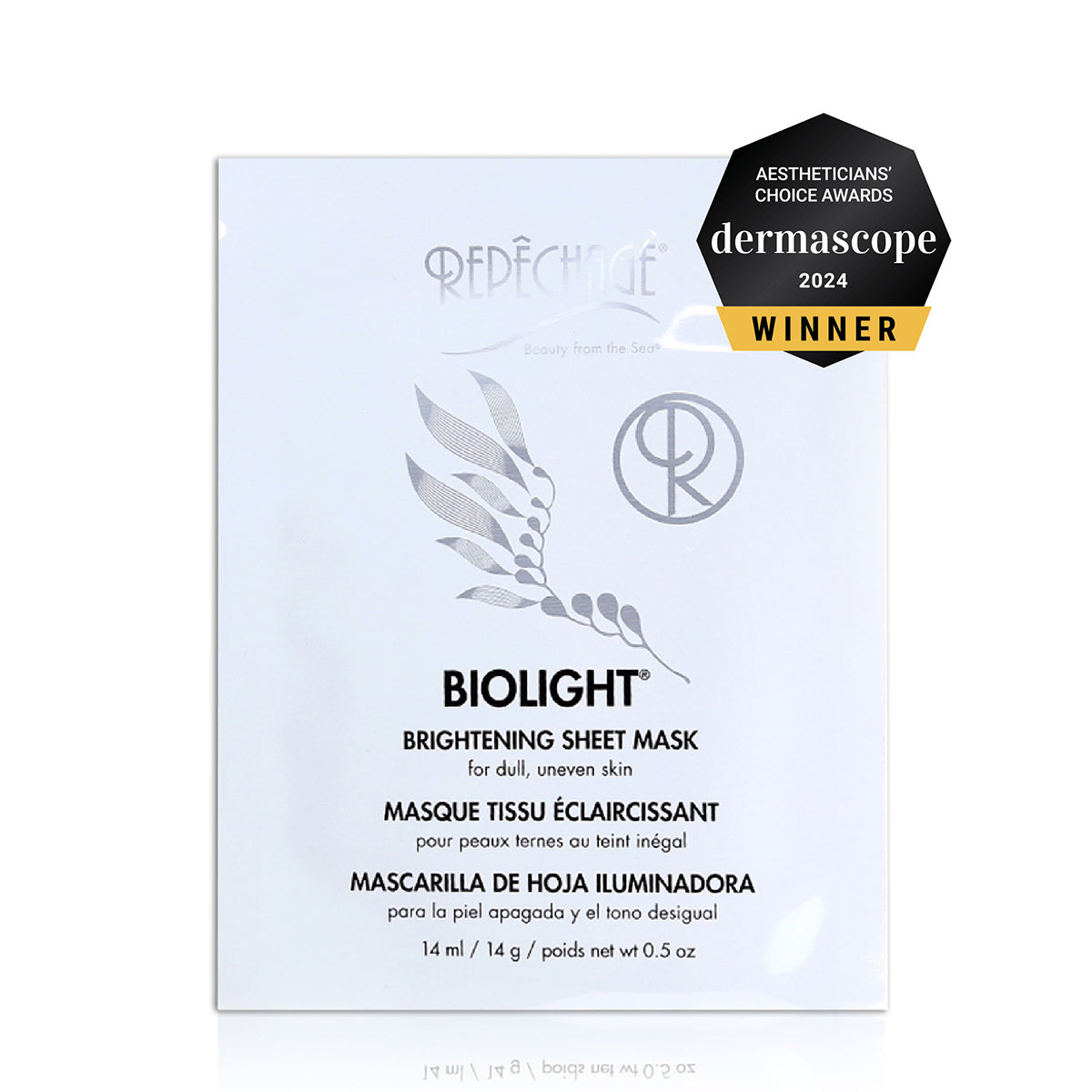 Biolight® Brightening Sheet Mask - Single Use Facial Mask for Glowing Skin | Hydrating & Revitalizing Treatment for Daily Skincare Routine