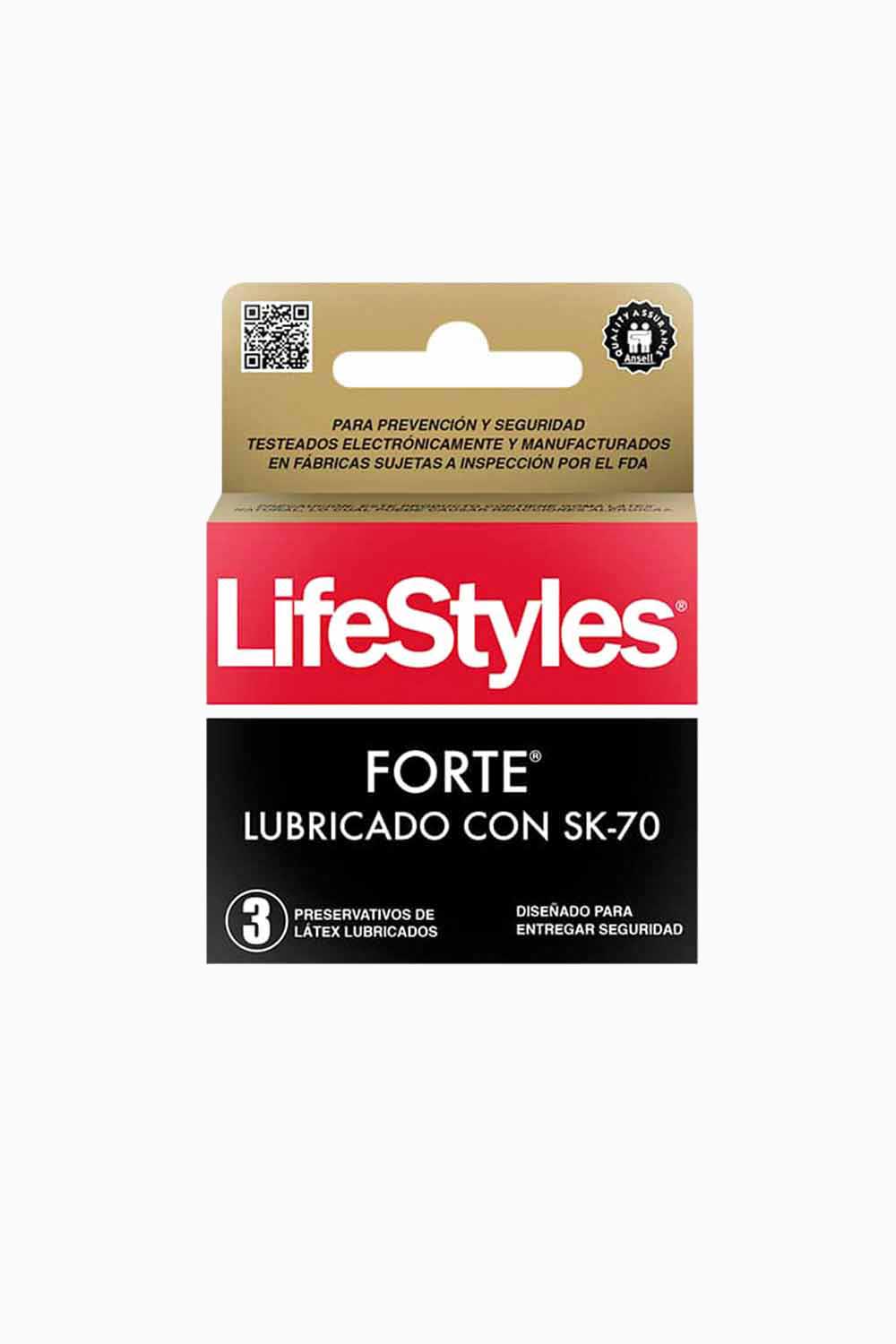 FORTE Extra Thick Condoms for Men - 3 Pack | Ultra Durable & Comfortable Protection | Perfect for Enhanced Sensitivity & Intimate Moments