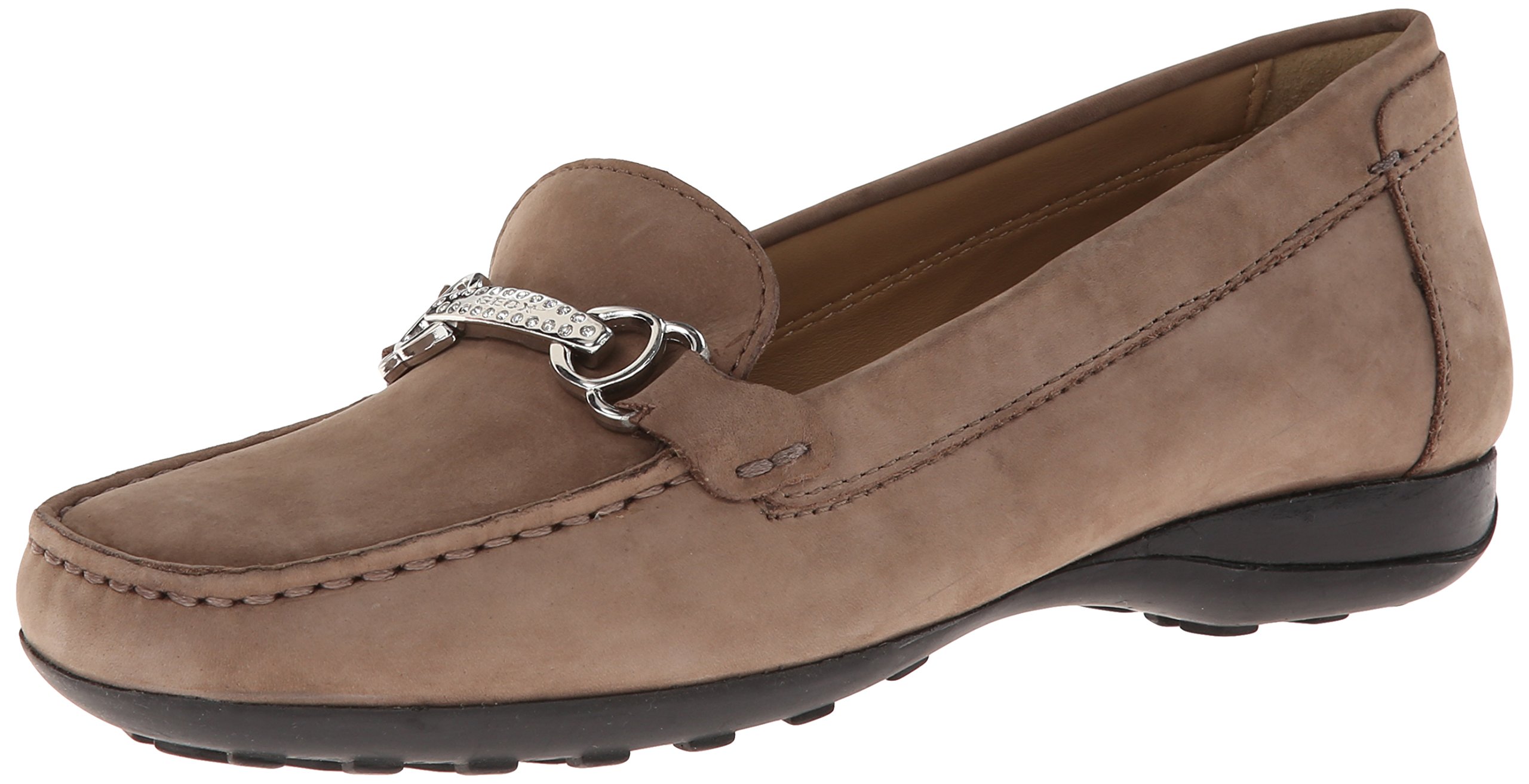 Geox Women's Euro Slip-On Loafers - Comfortable Casual Shoes for Work, Travel & Everyday Wear