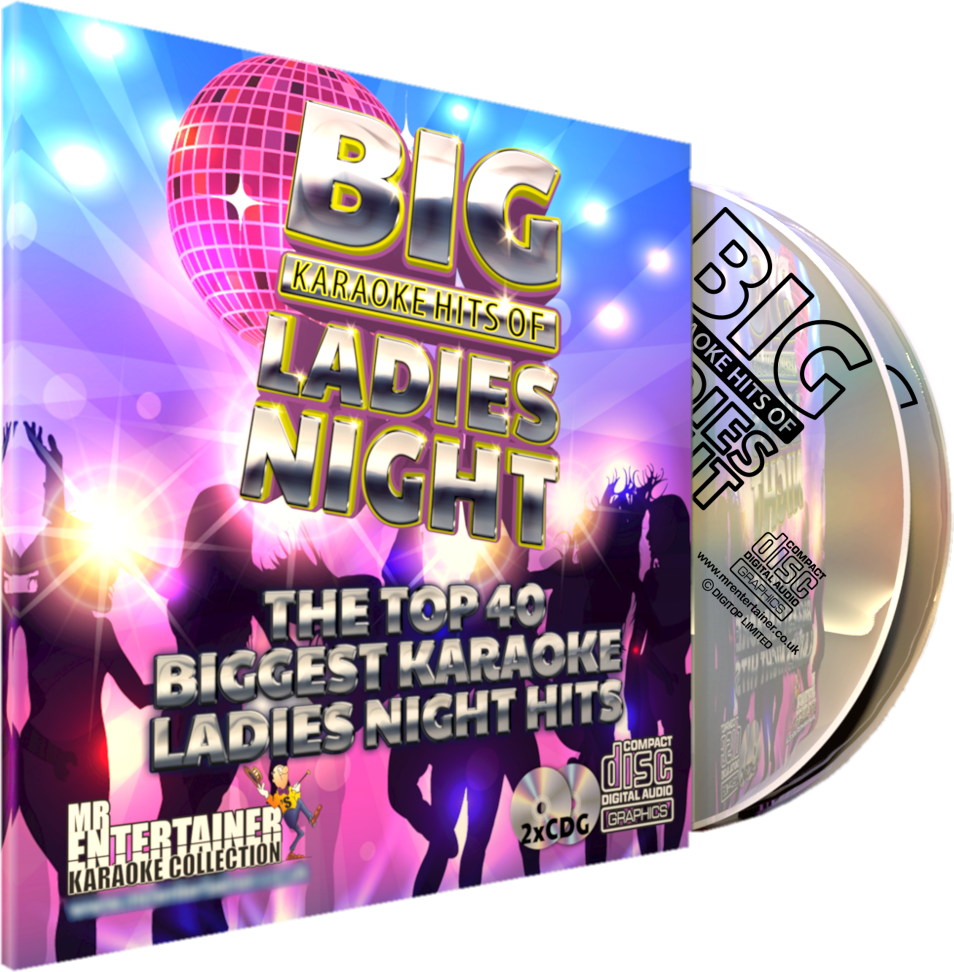 Mr Entertainer Big Karaoke Hits of Ladies Night - Best Party Karaoke Songs for Women's Night Out, Girls Night Singing & Fun