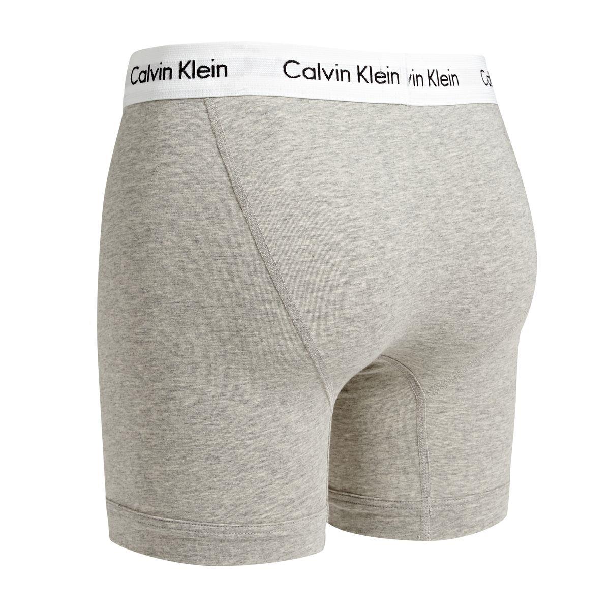 3 Pack Men's Boxer Briefs - Black, White & Heather Grey - Soft Breathable Underwear for Everyday Comfort & Active Lifestyle