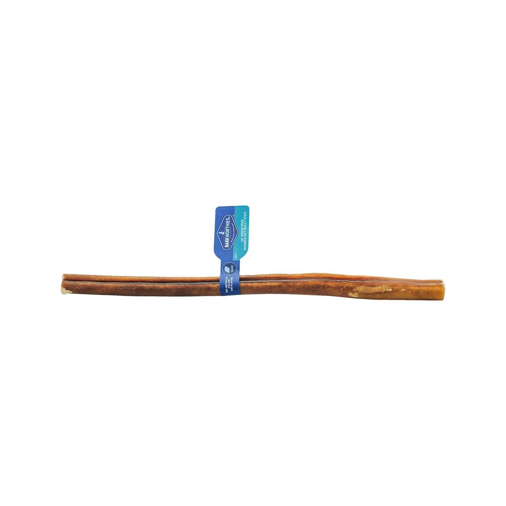 Premium Odor-Free Double Cut Bully Sticks for Dogs - All-Natural Chew Treats for Puppies & Adult Dogs - Supports Dental Health & Reduces Anxiety - Perfect for Training, Teething, and Long-Lasting Entertainment