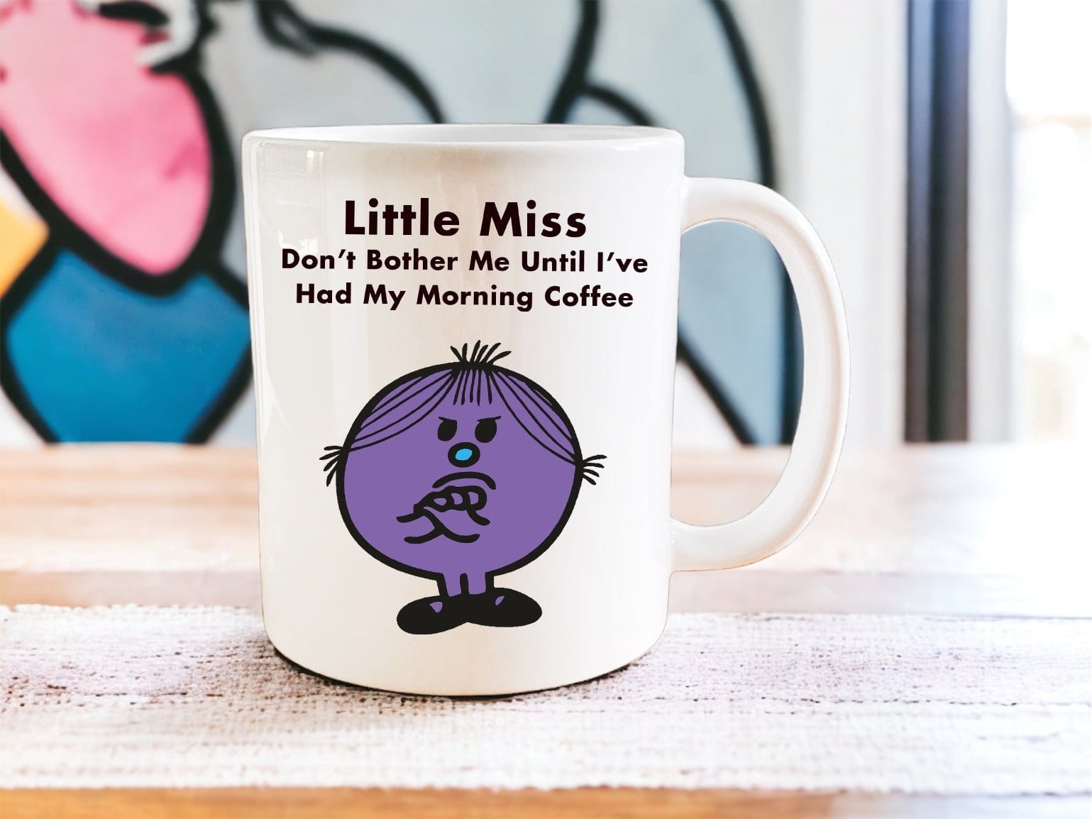 Funny Coffee Mug - Little Miss Don't Bother Me Until I've Had My Morning Coffee - Perfect Gift for Coffee Lovers & Office Workers - Great for Home, Office & Gifting