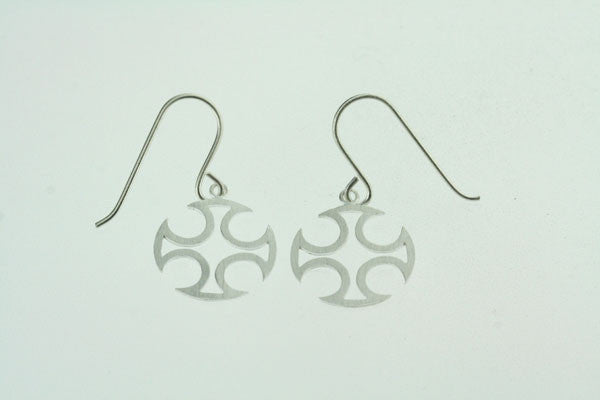 Elegant Circle Cross Cutout Earrings for Women - Boho Chic Dangle Hoop Earrings - Perfect for Parties, Weddings & Everyday Wear