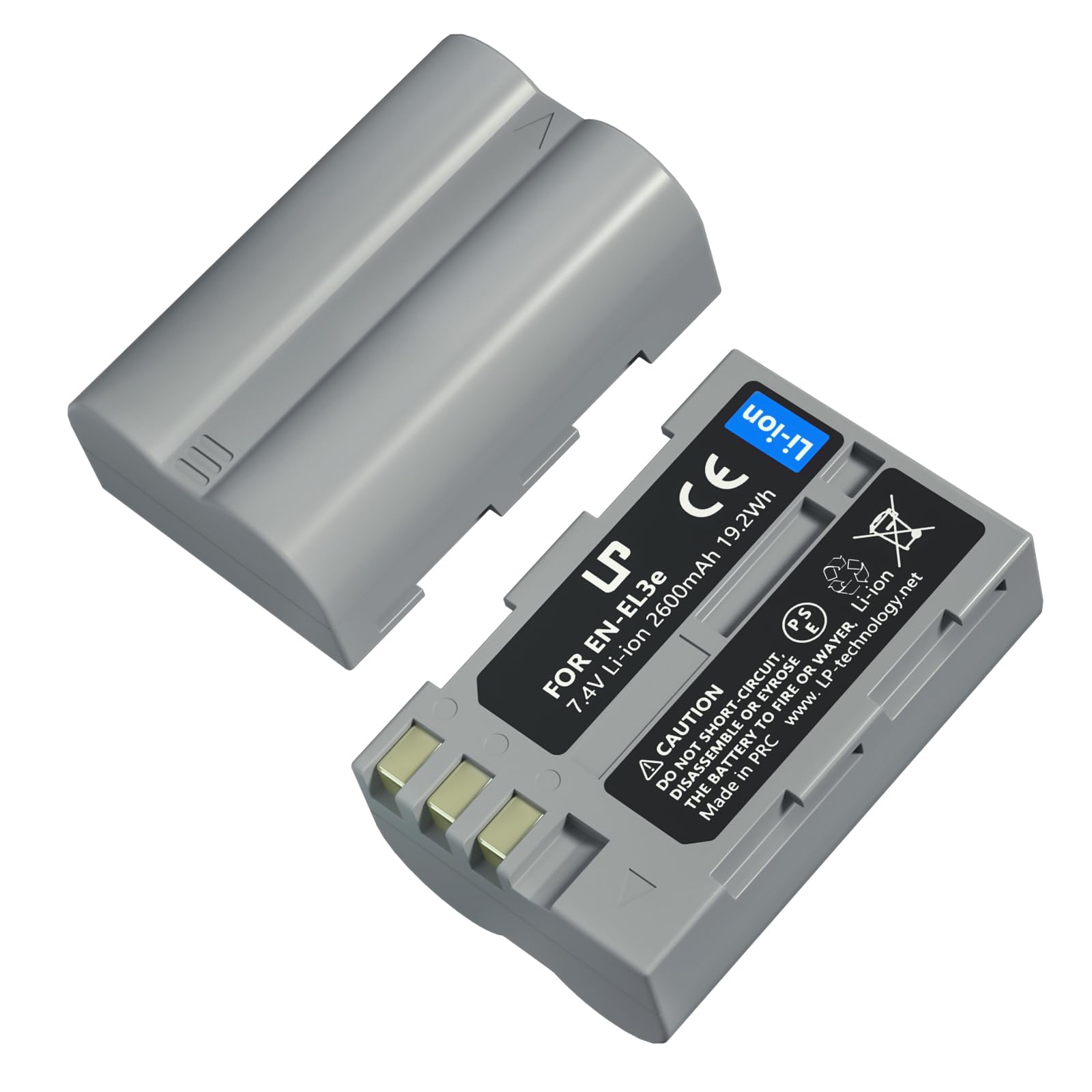 BatMax EN EL3e Rechargeable Lithium Ion Battery - Long Lasting Power for Digital Cameras, Camcorders & Photography Equipment - Perfect for Travel, Outdoor Shooting & Professional Photography