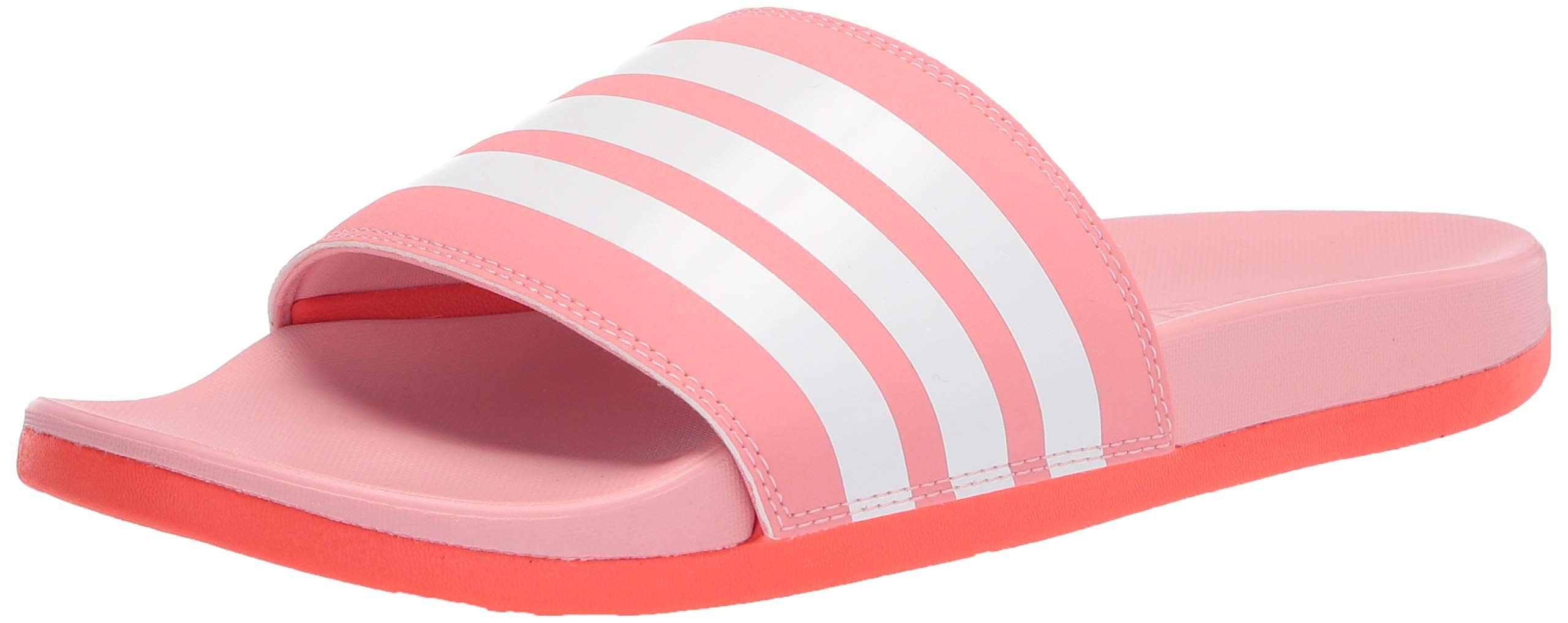 adidas Women's Adilette Comfort Slides Sandals - Lightweight & Cushioned Pool Slides for Women, Perfect for Beach, Gym, and Home Use