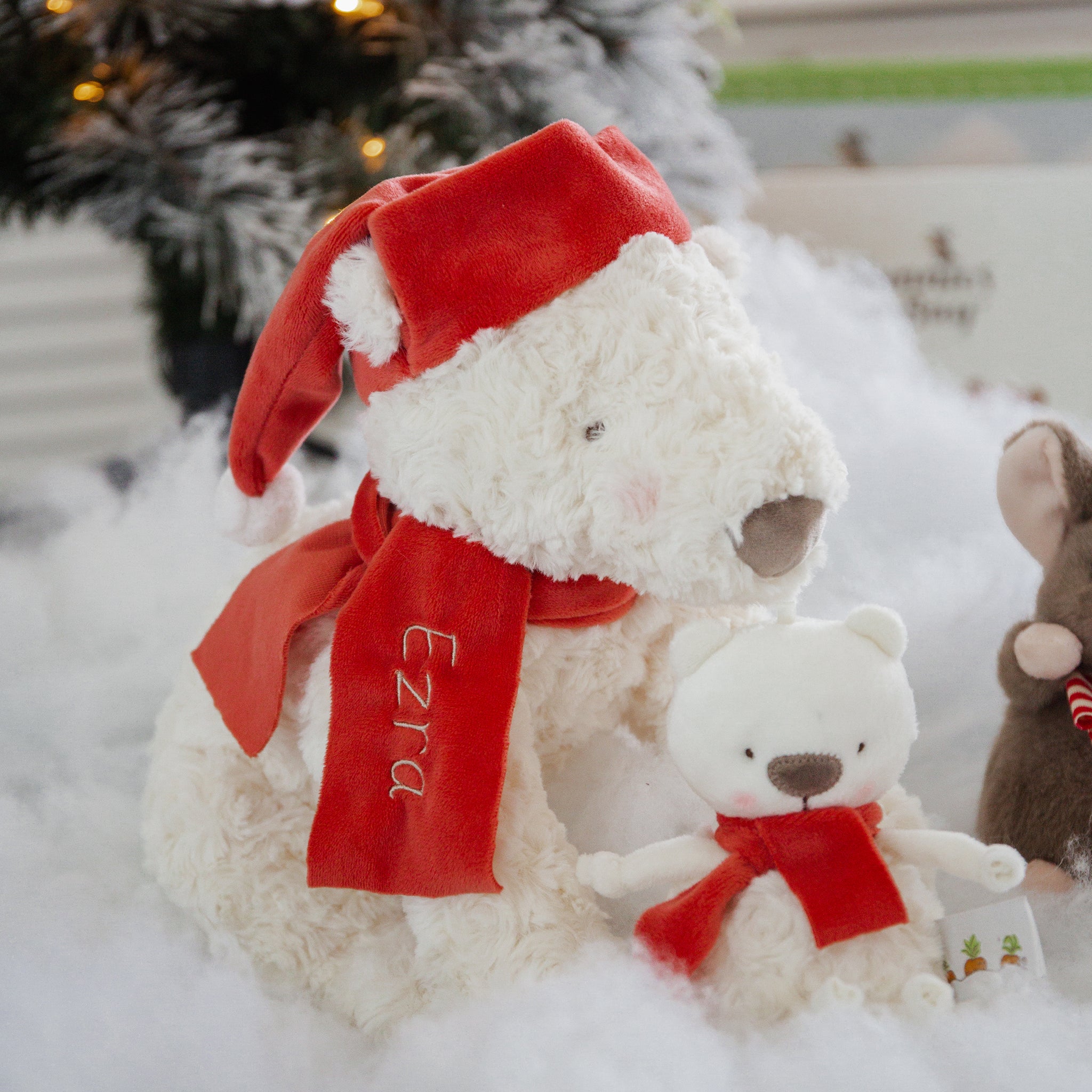 Bo The Polar Bear Stuffed Animal - Soft Plush Toy for Kids, Cute Arctic Bear Gift for Children - Perfect for Cuddling, Nursery Decor, and Birthday Presents