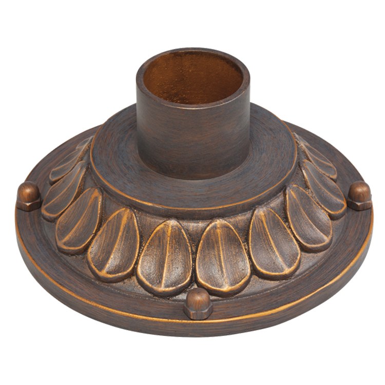Kichler 9540LD Tournai Pier Mount Outdoor Wall Light SC30160 645411 - Durable & Weatherproof for Patio, Garden, and Exterior Home Lighting