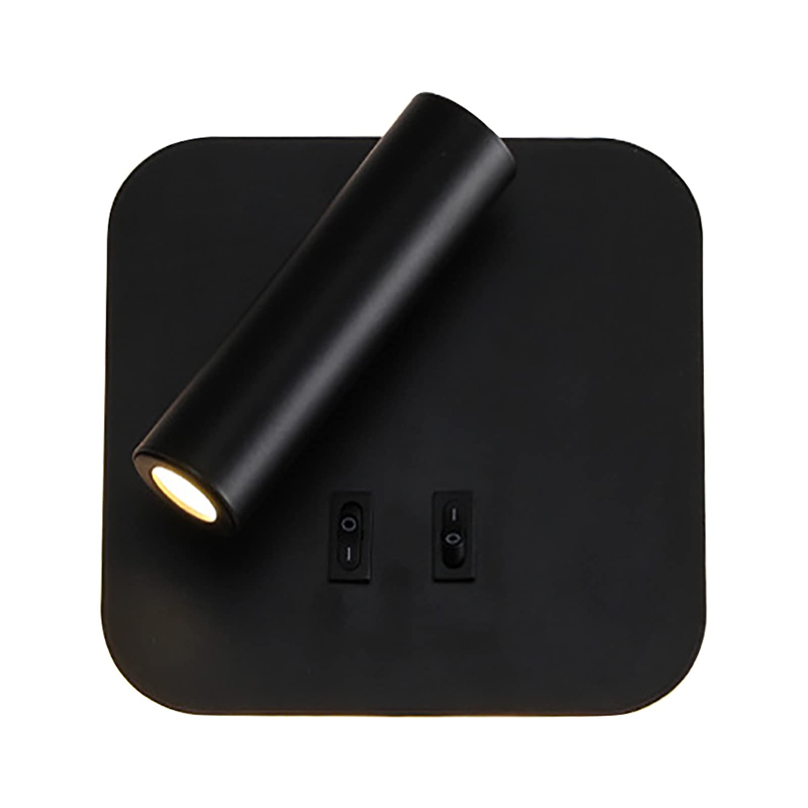 18in Black LED Wall Lamp - Modern Bedside Light Tube for Party Decorations & Corridor Lighting | Perfect for Home, Bedroom, and Event Decor