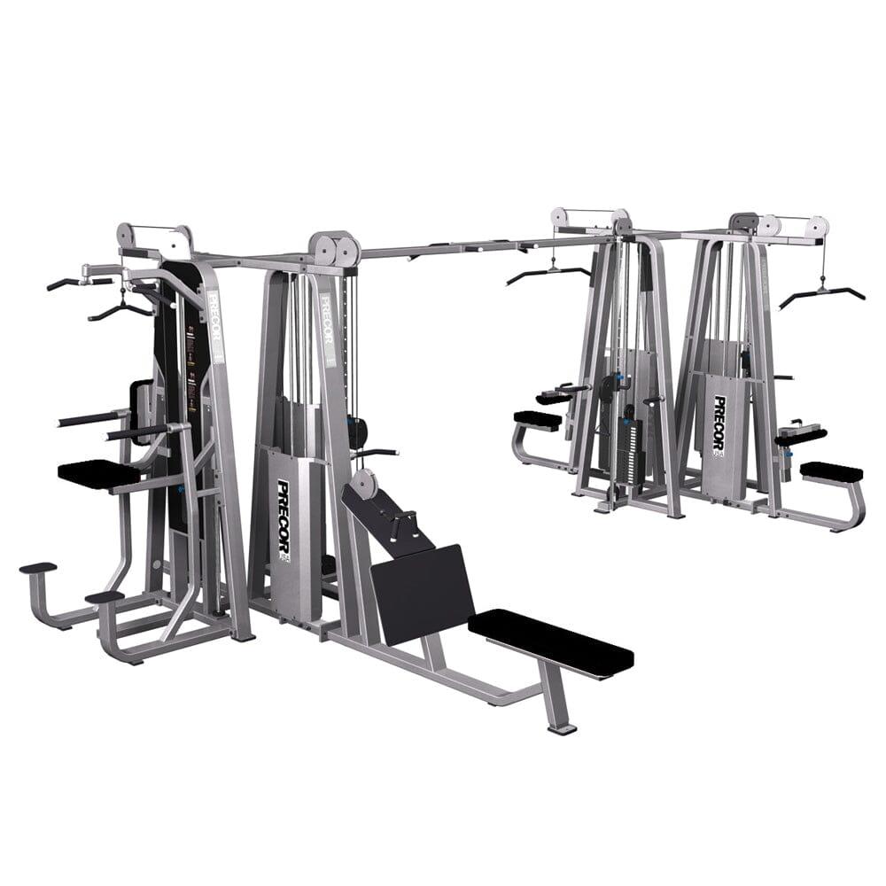 Precor Icarian 8 Stack Multi Station Gym (CW2501) - Professional Strength Training Equipment for Home & Commercial Gyms - Perfect for Full Body Workouts, Weight Lifting, and Muscle Building