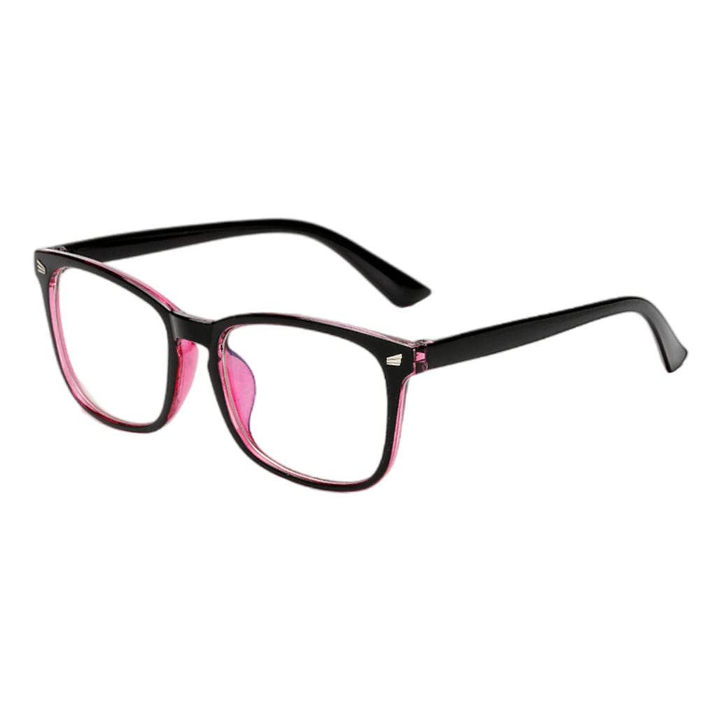 Lightweight Modern Square Glasses for Men & Women - Vintage Design Computer & Gaming Eyewear - Perfect for Office, Gaming & Everyday Use