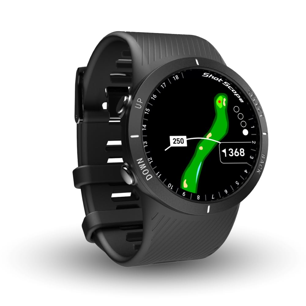 Shot Scope V5 Golf GPS Watch - Accurate Rangefinder & Performance Tracker for Golfers | Perfect for Course Play & Practice Sessions