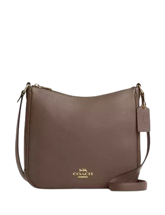 Coach Ellie File Bag - Stylish Leather Document Organizer for Work, Travel & Business | Premium Crossbody Bag for Women | Perfect for Office, Commute & Professional Meetings