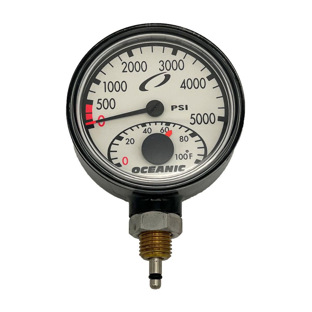 Oceanic SPG Slimeline Pressure Gauge - Professional Oil Filled Depth Gauge Combo for Scuba Diving | Perfect for Underwater Exploration and Diving Safety